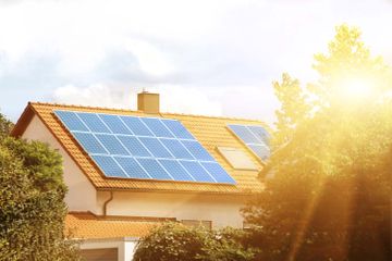 Photovoltaikanlage am Hausdach